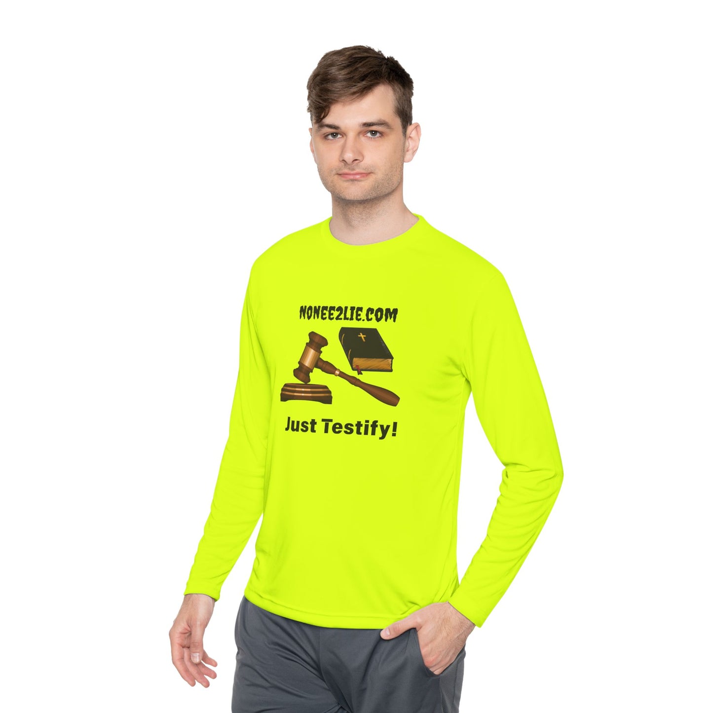 Just Testify! Lightweight Long Sleeve Tee: