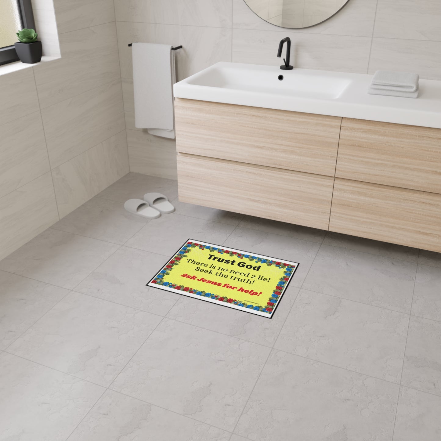 Heavy Duty Floor Mat - Seek the truth!