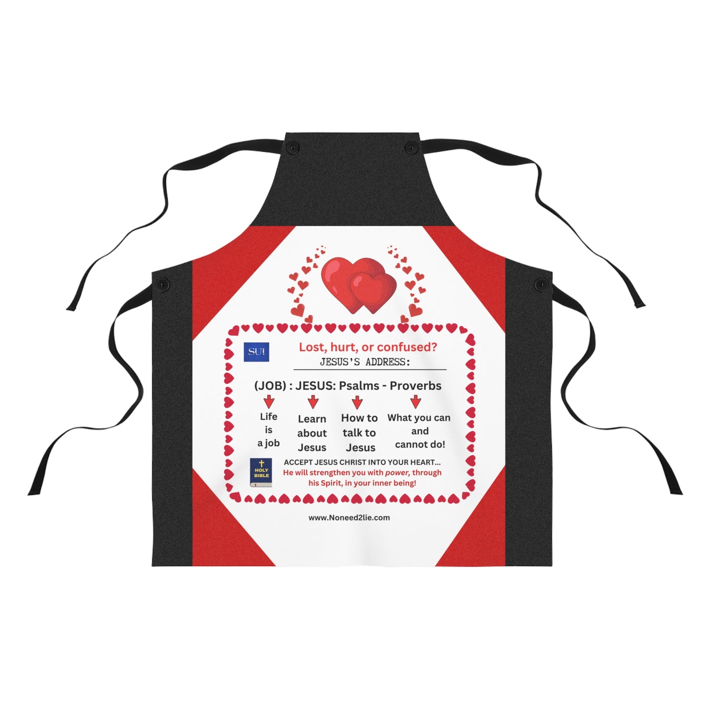 Your GPS Address to Jesus Apron