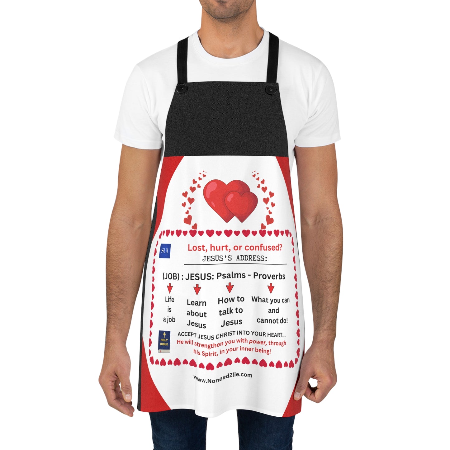 Your GPS Address to Jesus Apron