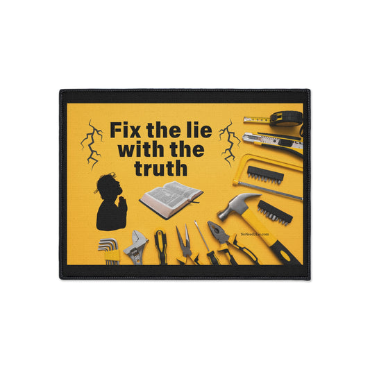 Heavy Duty Floor Mat for Men - Fix the lies with the truth!