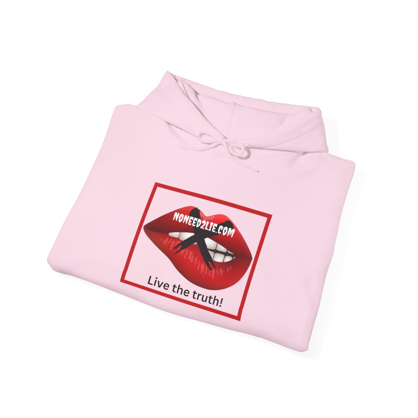 Hooded Sweatshirt -Live with the truth!