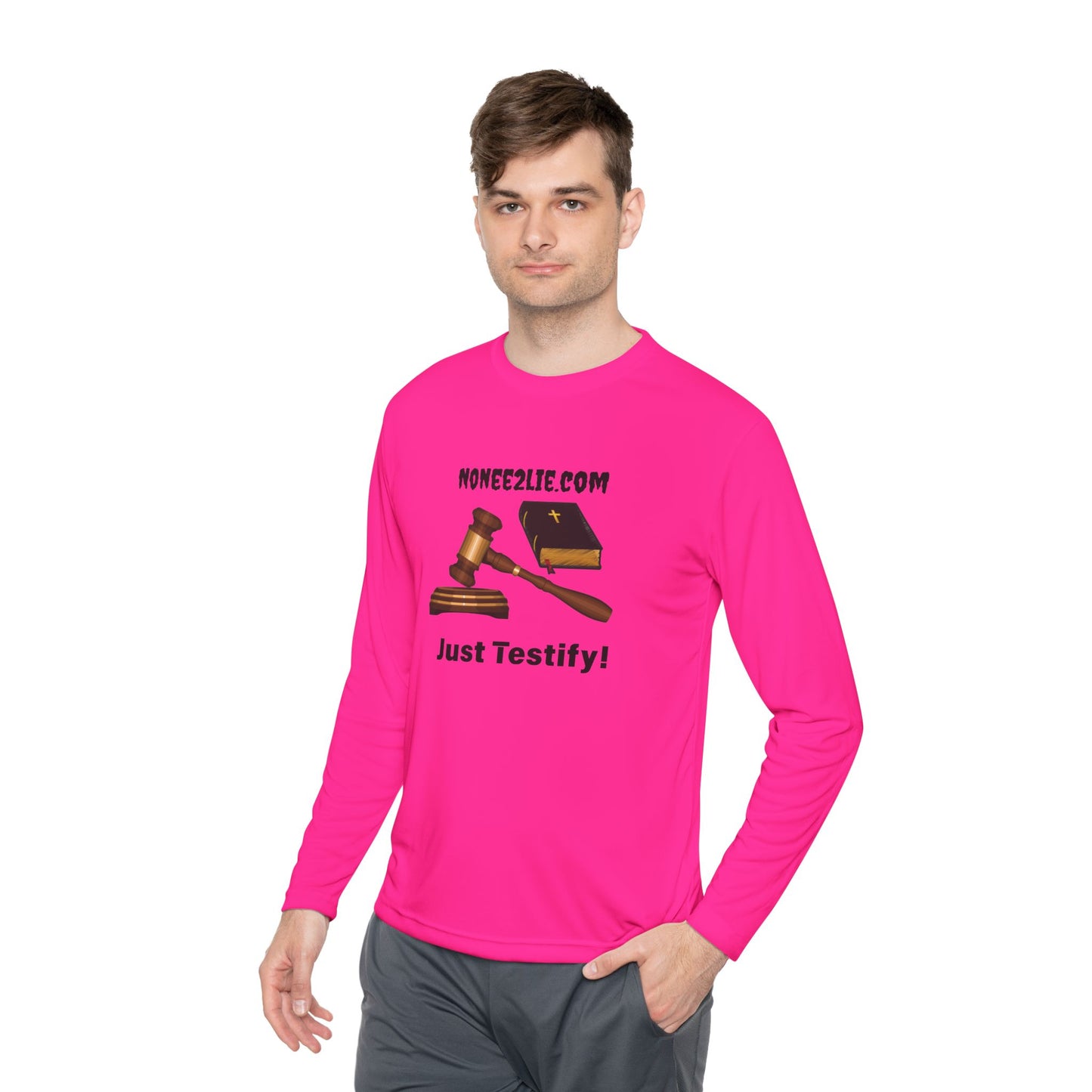 Just Testify! Lightweight Long Sleeve Tee: