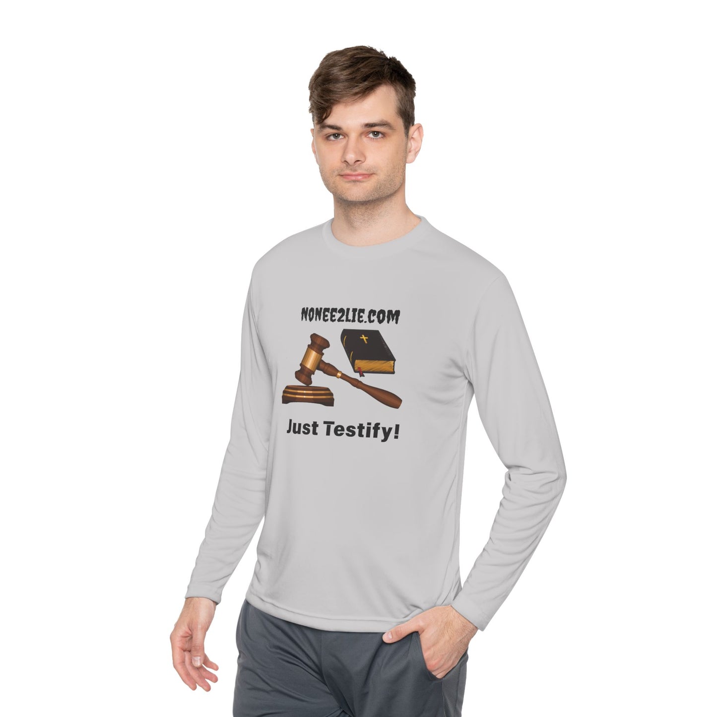 Just Testify! Lightweight Long Sleeve Tee: