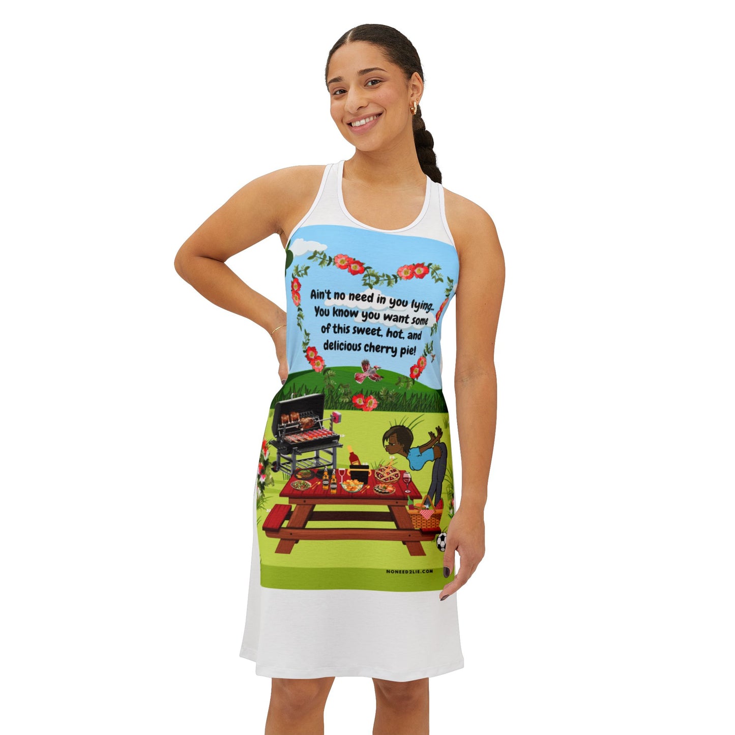 Cherry Pie Women's Racerback Dress