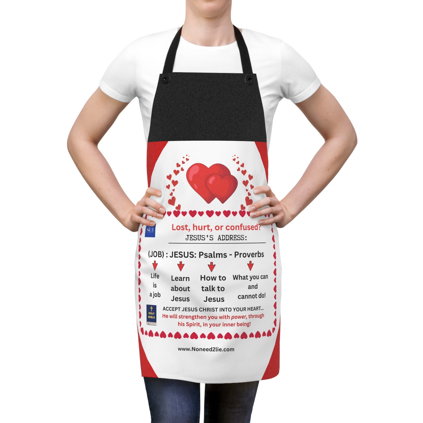 Your GPS Address to Jesus Apron