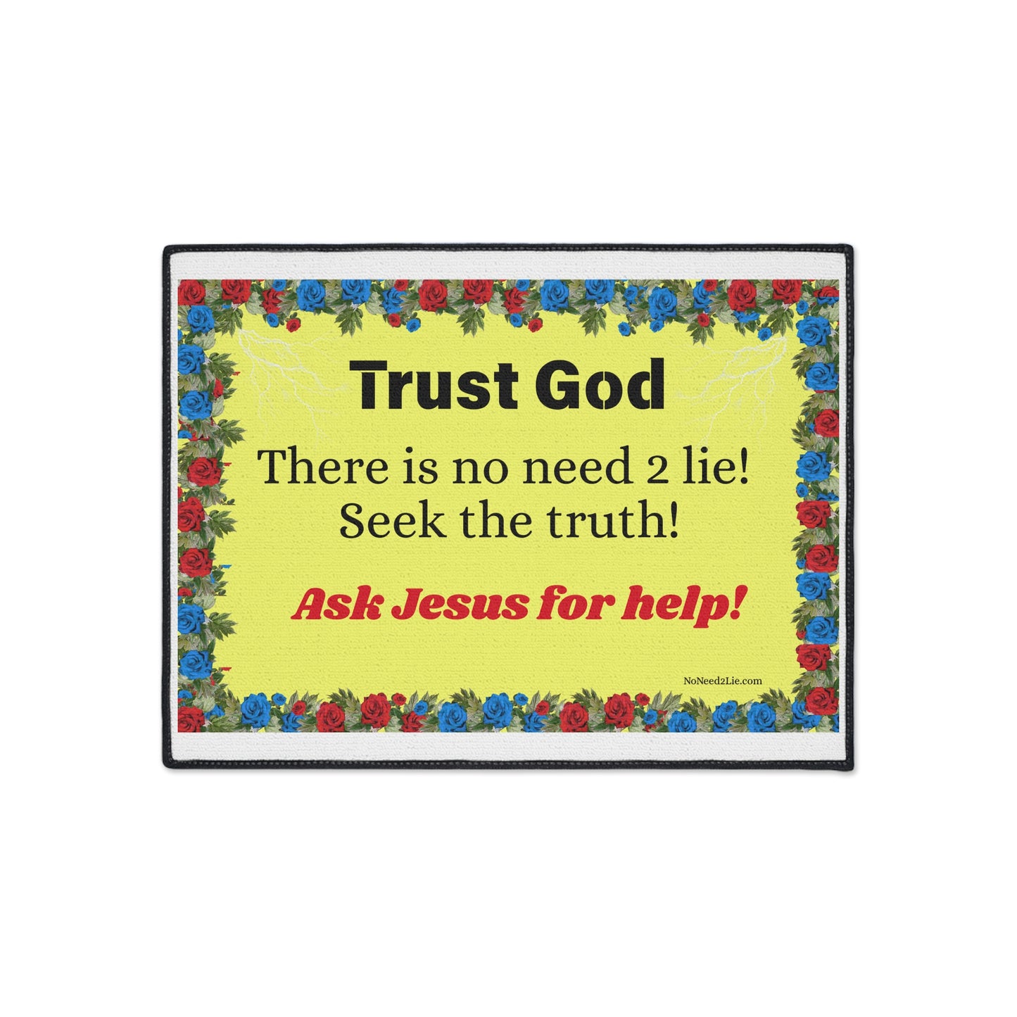 Heavy Duty Floor Mat - Seek the truth!