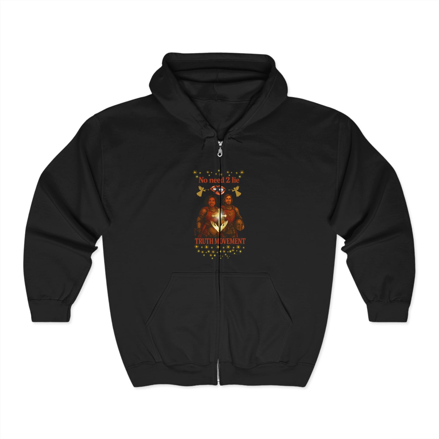 Armored Truth Motivation Zip-Up Hoodie