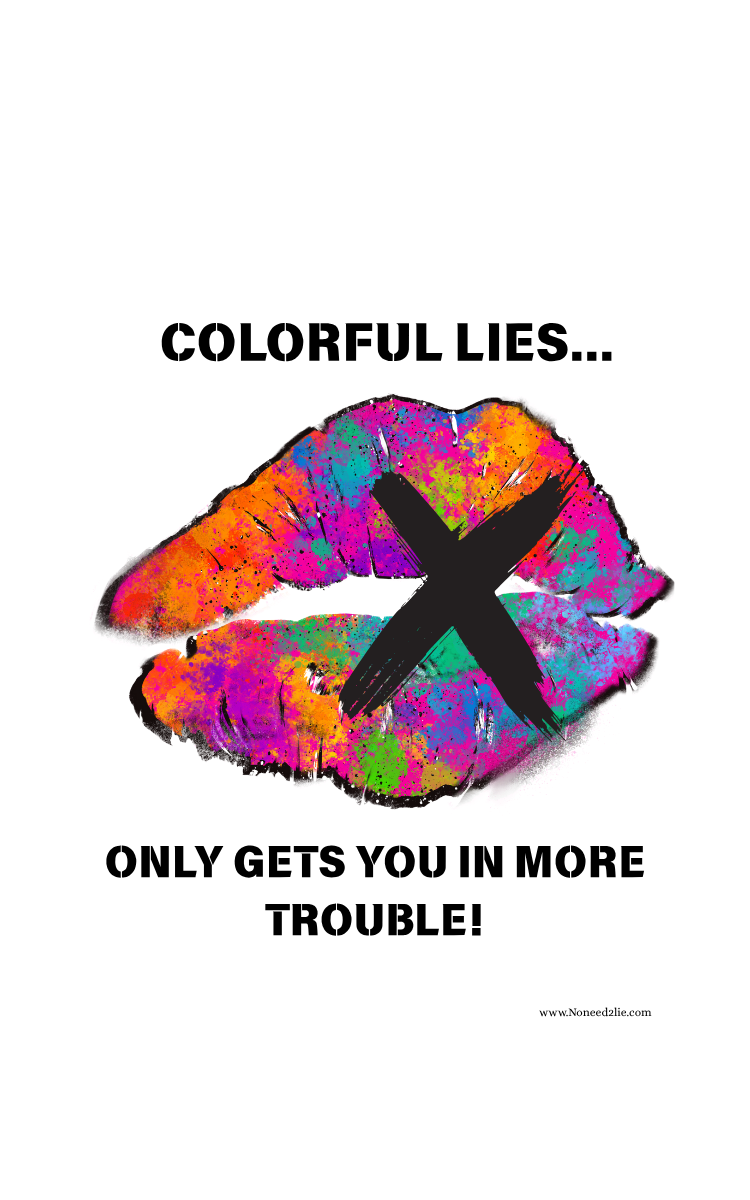 Colorful Lies Unisex Long Sleeve Tee,