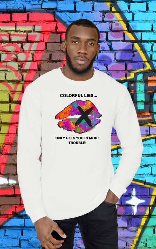 Colorful Lies Unisex Long Sleeve Tee,