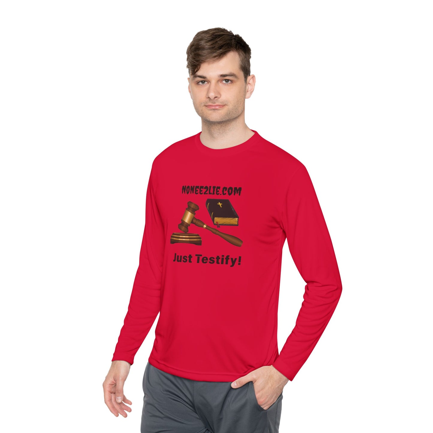 Just Testify! Lightweight Long Sleeve Tee: