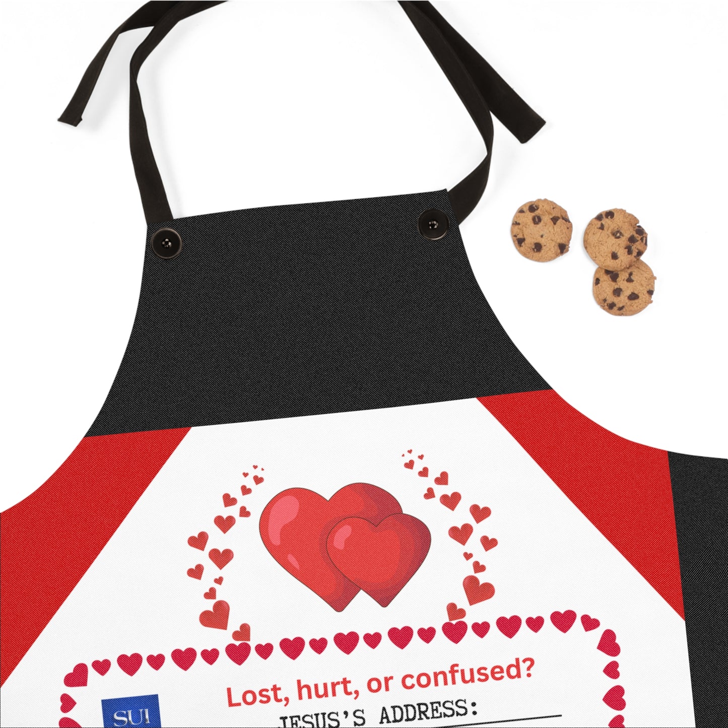 Your GPS Address to Jesus Apron