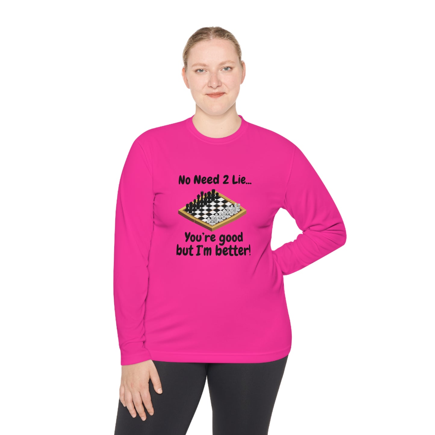Unisex Lightweight Long Sleeve Tee- You're good but I'm better!