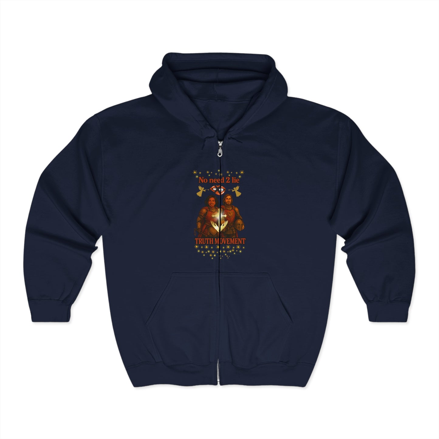 Armored Truth Motivation Zip-Up Hoodie