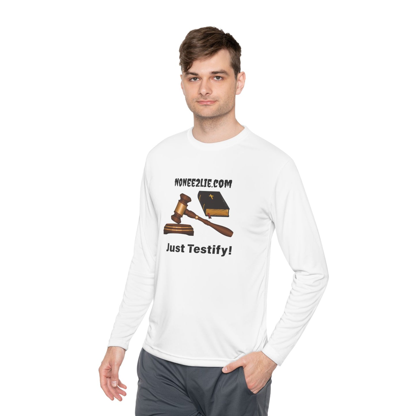 Just Testify! Lightweight Long Sleeve Tee: