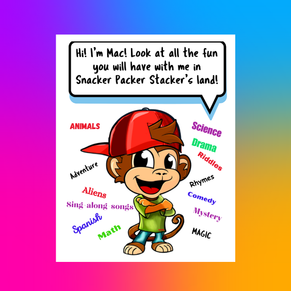 Family 'Comedy, Adventure and Mystery Book -The Wonders of Monkey Mac!