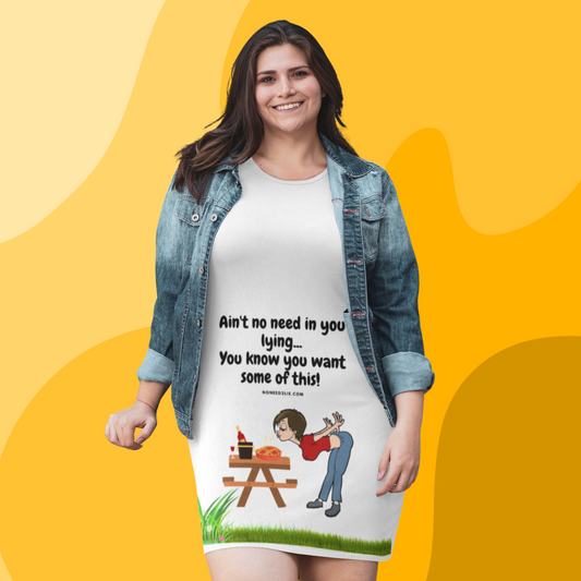 Women's Dress - Cut to Knees- Homemade apple pie!