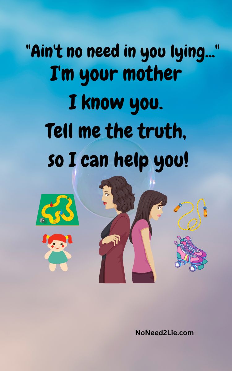 Women's Jersey Long Sleeve Tee- Tell me the truth daughter, so I can help