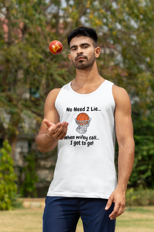 Unisex Jersey Tank- When my wifey call...I got to go!