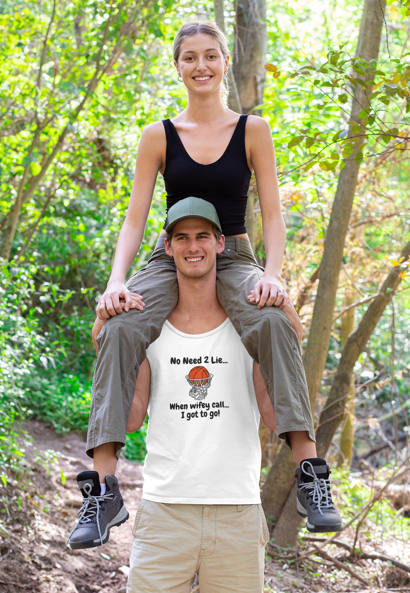 Unisex Jersey Tank- When my wifey call...I got to go!
