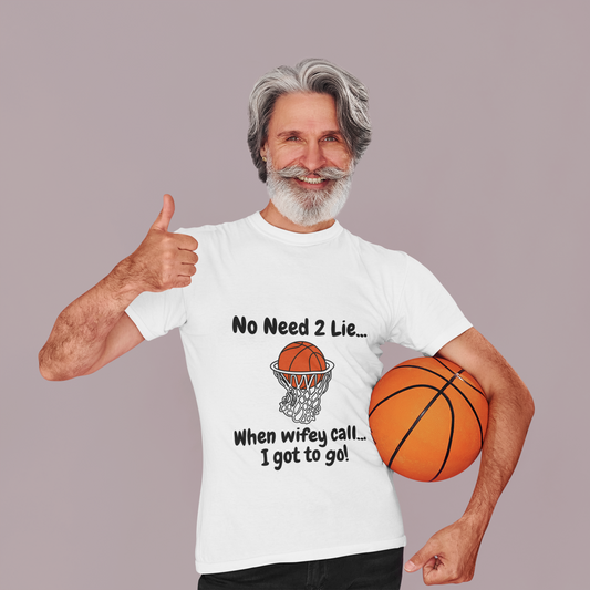 Unisex Cotton Crew Tee- When wifey call, I got to go!