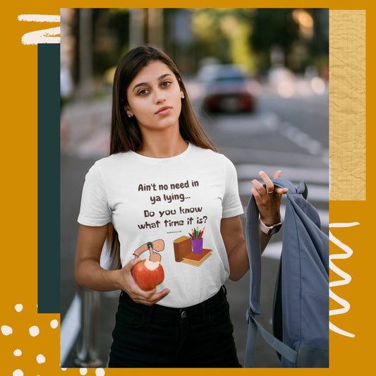 Women's/ Men's Heavy Cotton Tee- "Do you know what time it is?"