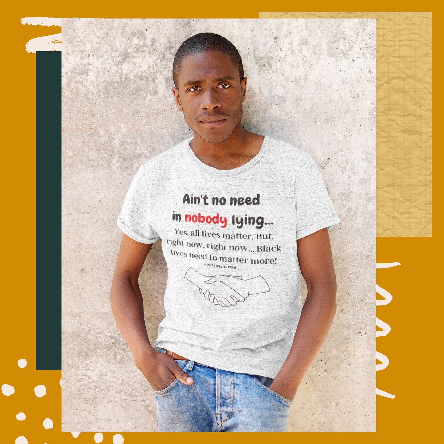 Unisex Heavy Cotton Tee- Right now...Black lives need to matter more