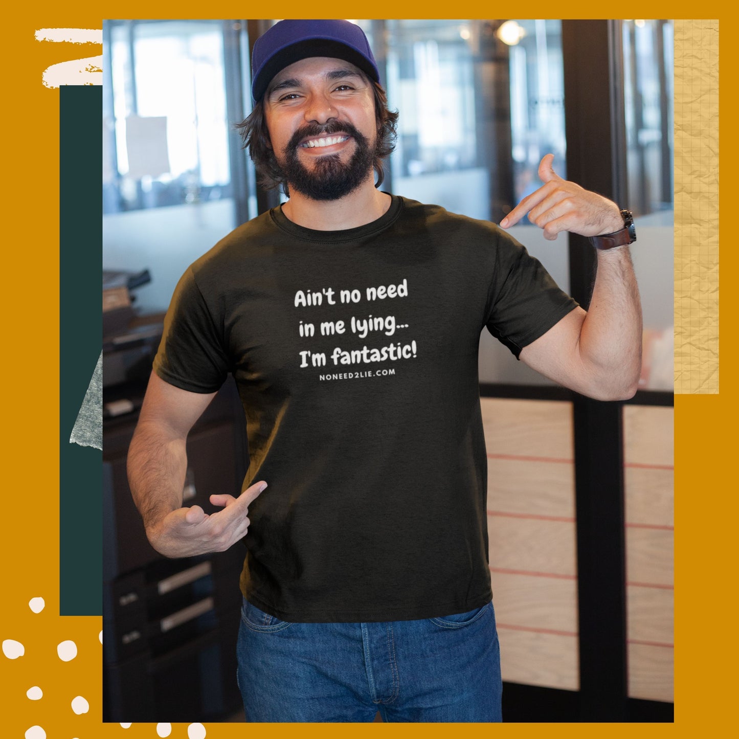 Unisex Jersey Short Sleeve Tee - "I'm fantastic!"