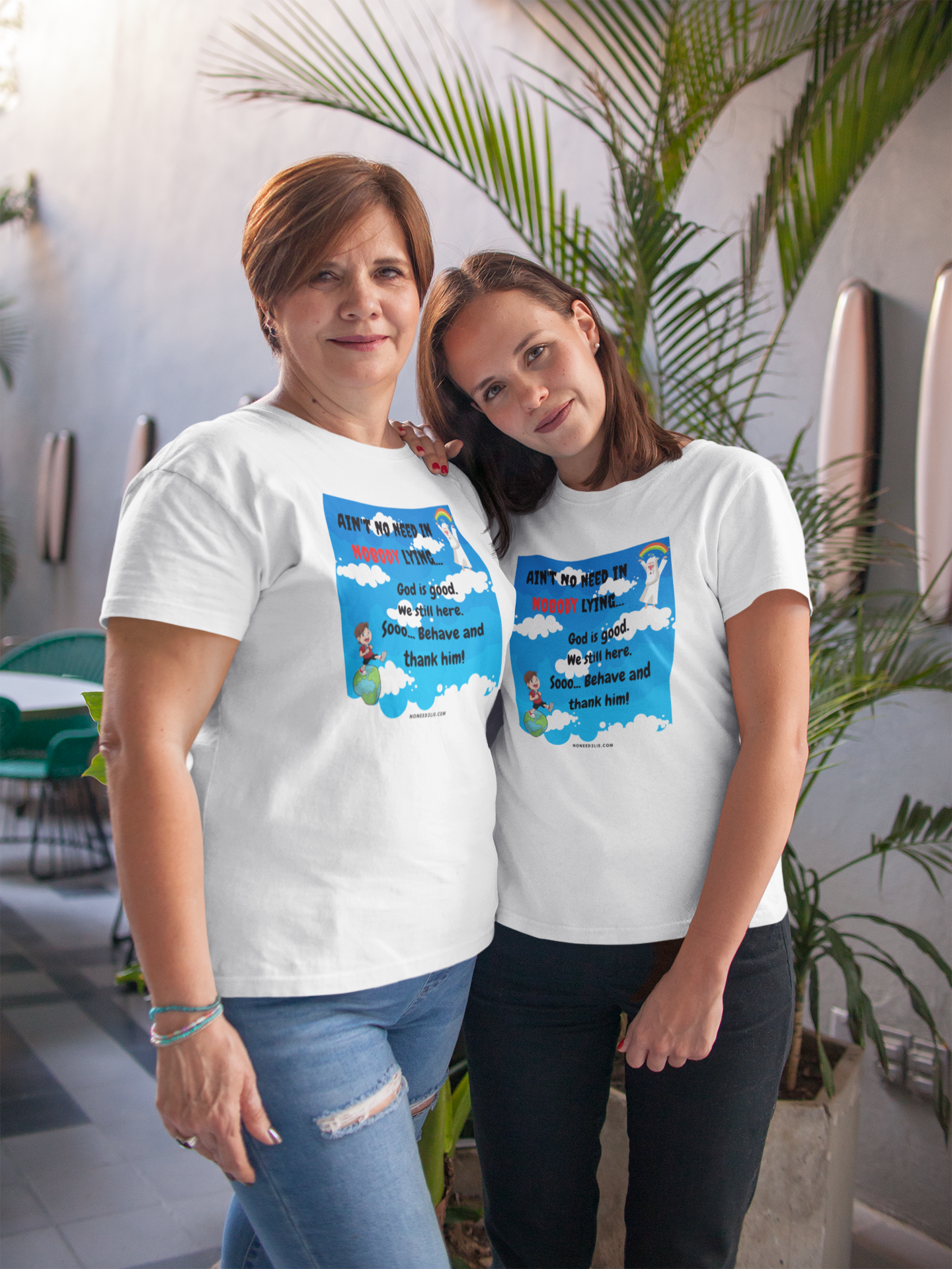 Women's Heavy Cotton Tee - God is good.